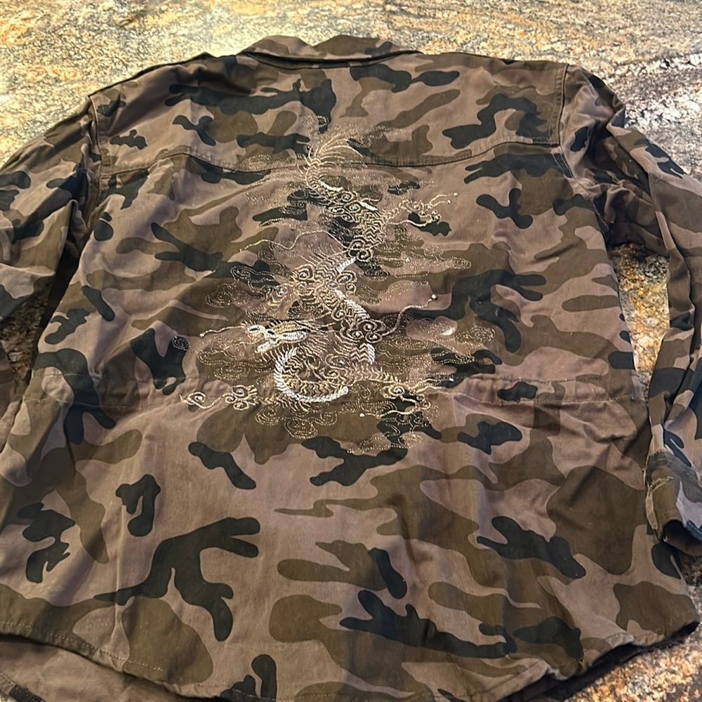 Camo cargo jacket